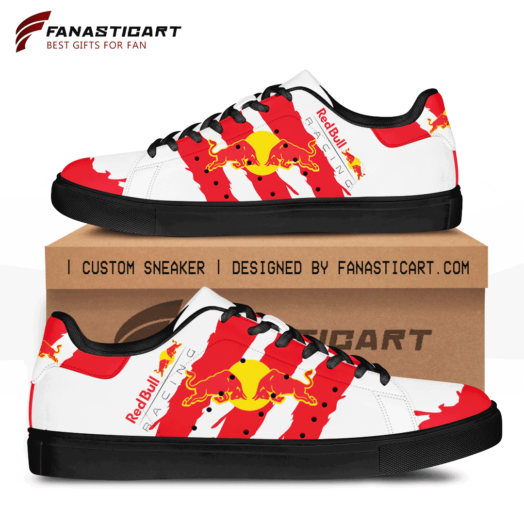 Ideafootwear Red Bull Racing Skate Stan Shoes Sneakes For Men And Women 22