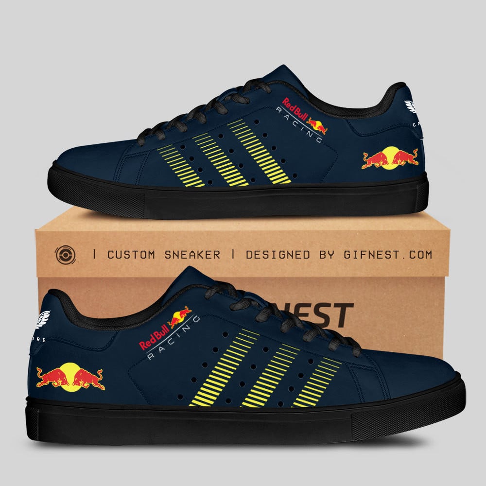 Ideafootwear Red Bull Racing Skate Stan Shoes Sneakes For Men And Women 17