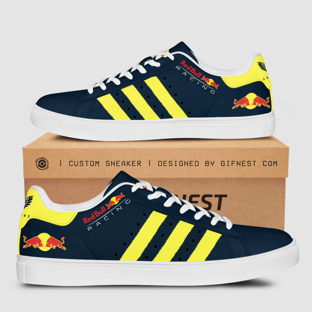 Ideafootwear Red Bull Racing Skate Stan Shoes Sneakes For Men And Women 20