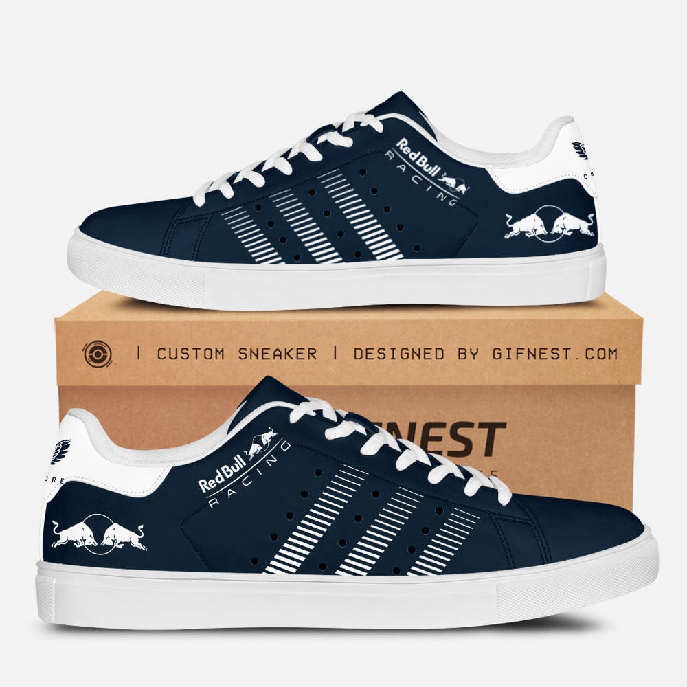 Ideafootwear Red Bull Racing Skate Stan Shoes Sneakes For Men And Women 7