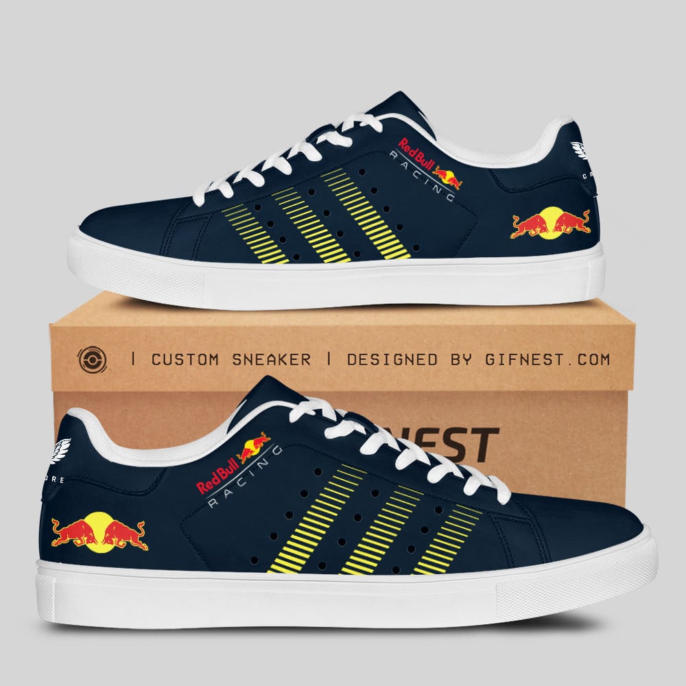 Ideafootwear Red Bull Racing Skate Stan Shoes Sneakes For Men And Women 17