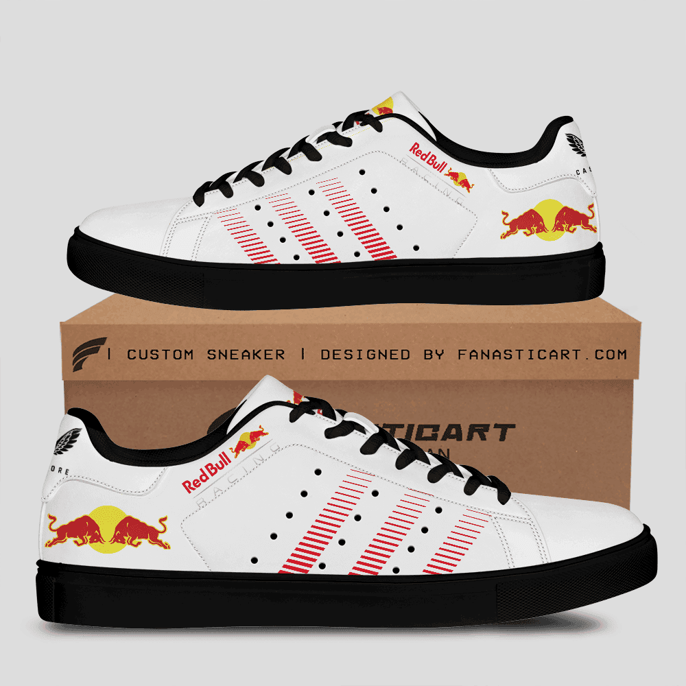 Ideafootwear Red Bull Racing Skate Stan Shoes Sneakes For Men And Women 28
