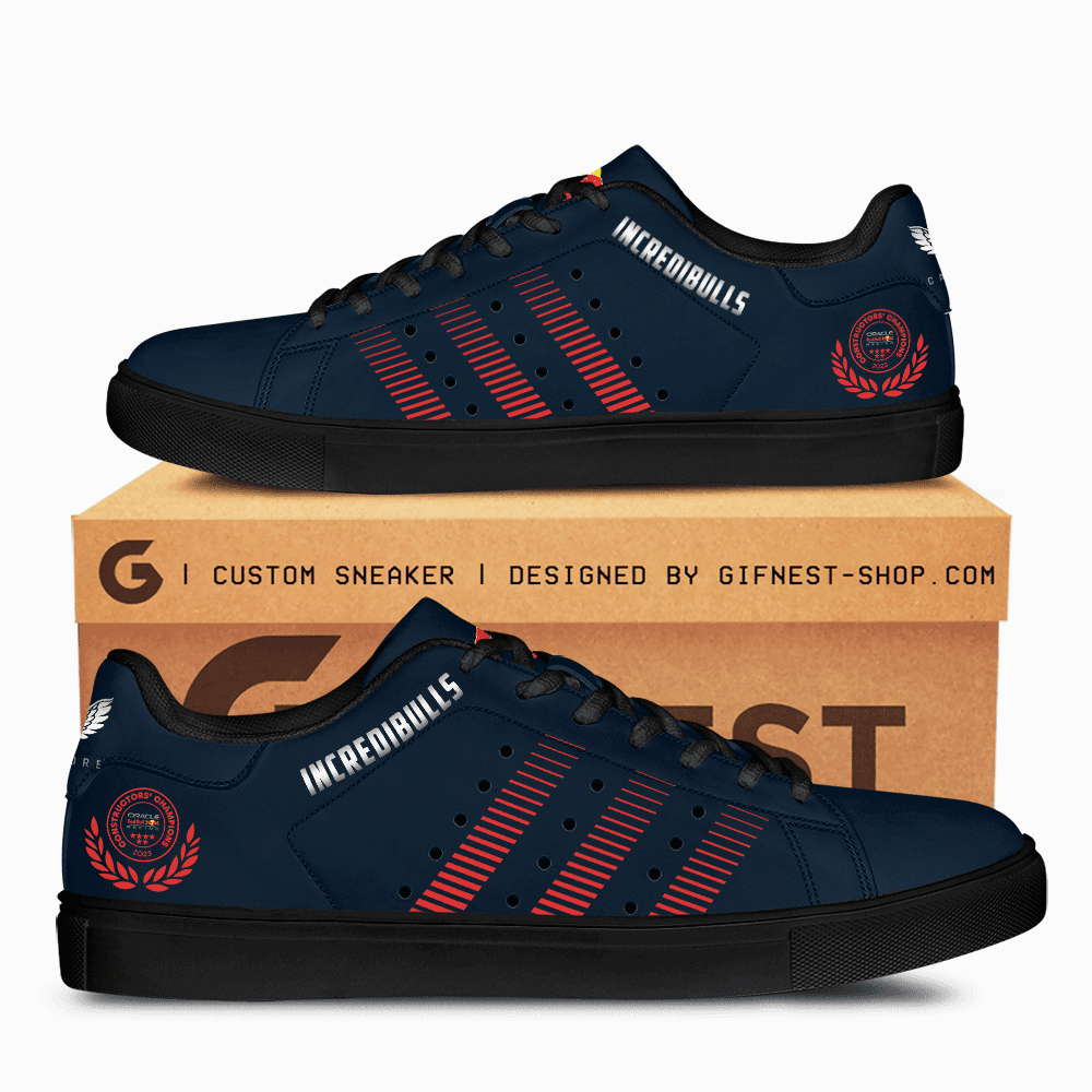 Ideafootwear Red Bull Racing Skate Stan Shoes Sneakes For Men And Women 11