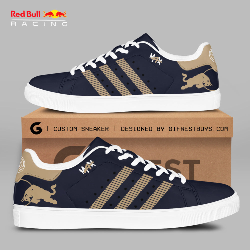 Ideafootwear Red Bull Racing Skate Stan Shoes Sneakes For Men And Women 2