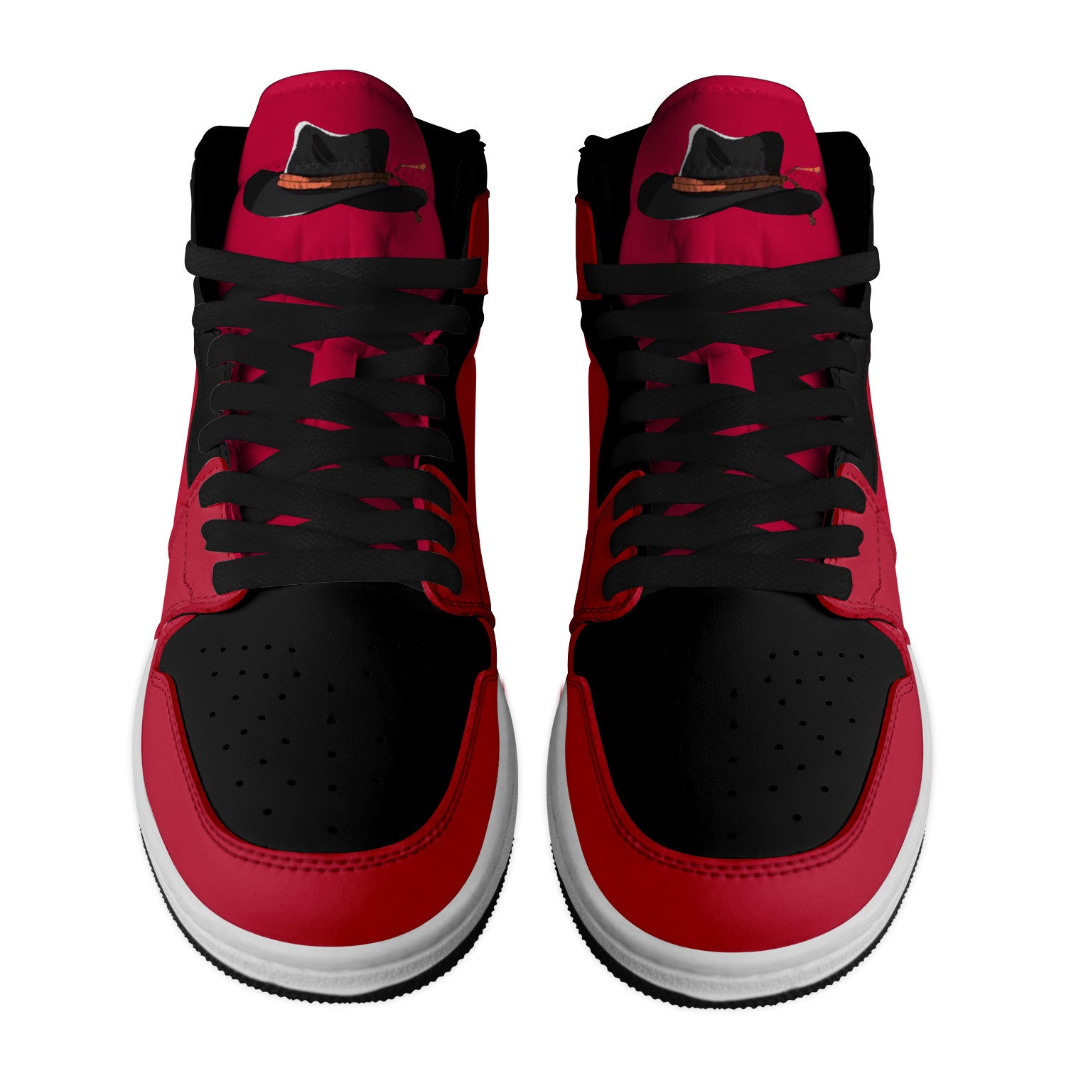 Ideafootwear Red Dead Redemption AJ1 High Sneakers Shoes For Men And Women 1
