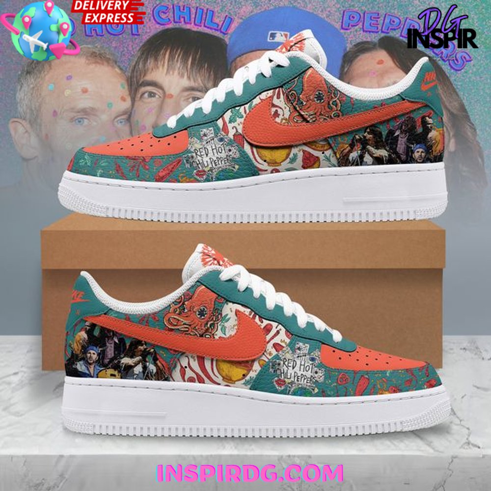 Ideafootwear Red Hot Chili Peppers Air Low-Top Sneakers Shoes For Men And Women 1