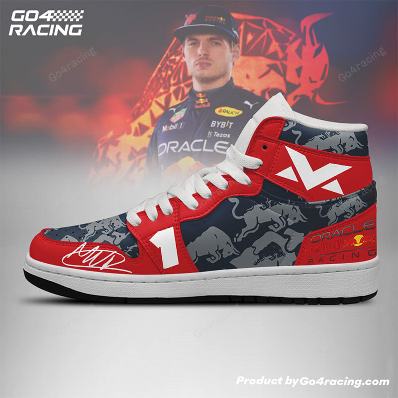 Ideafootwear Redbull Formula V2 AJ1 High Sneakers Shoes For Men And Women 1
