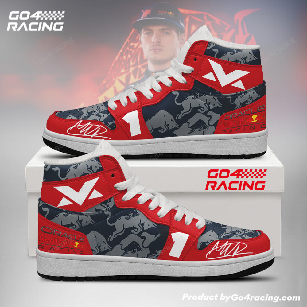 Ideafootwear Redbull Formula V2 AJ1 High Sneakers Shoes For Men And Women 1