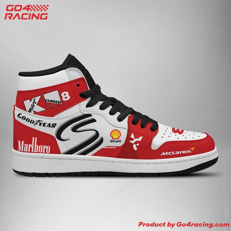 Ideafootwear Renault Formula AJ1 High Sneakers Shoes For Men And Women 2