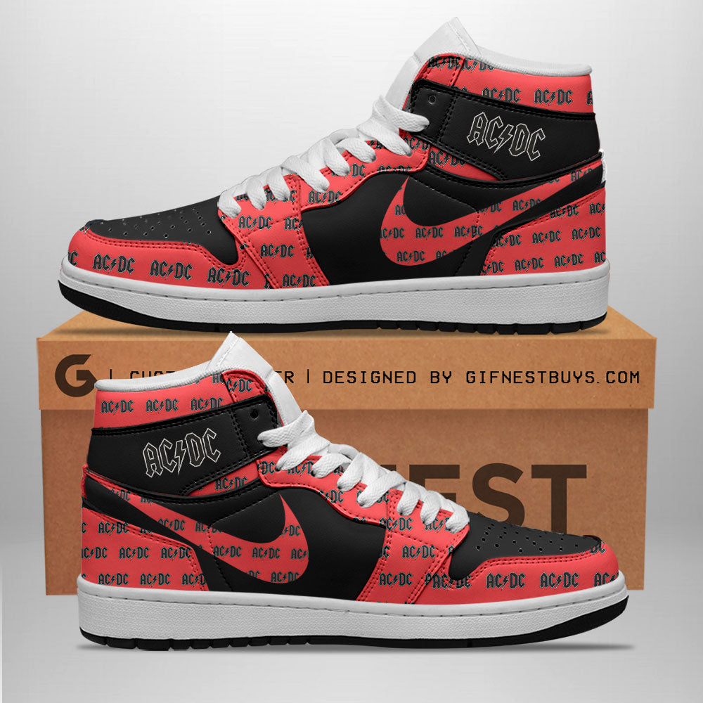 Ideafootwear Rock Music AJ1 High Sneakers Shoes For Men And Women 2