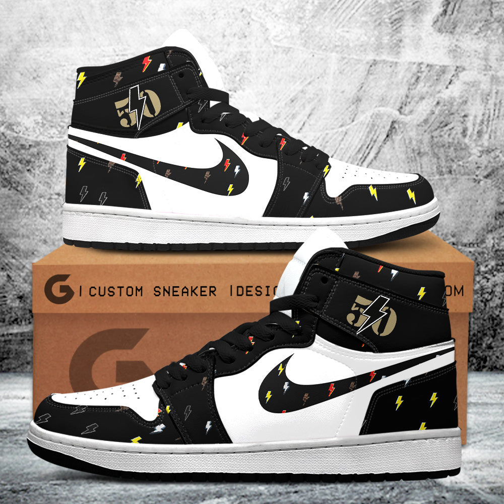 Ideafootwear Rock Music AJ1 High Sneakers Shoes For Men And Women 5