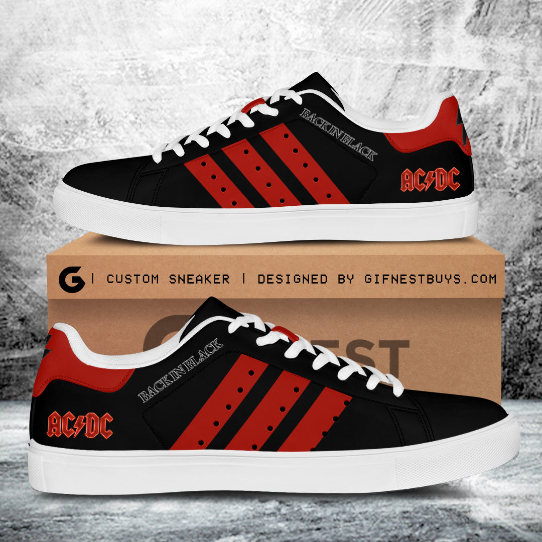 Ideafootwear Rock Music Skate Stan Shoes Sneakes For Men And Women 8