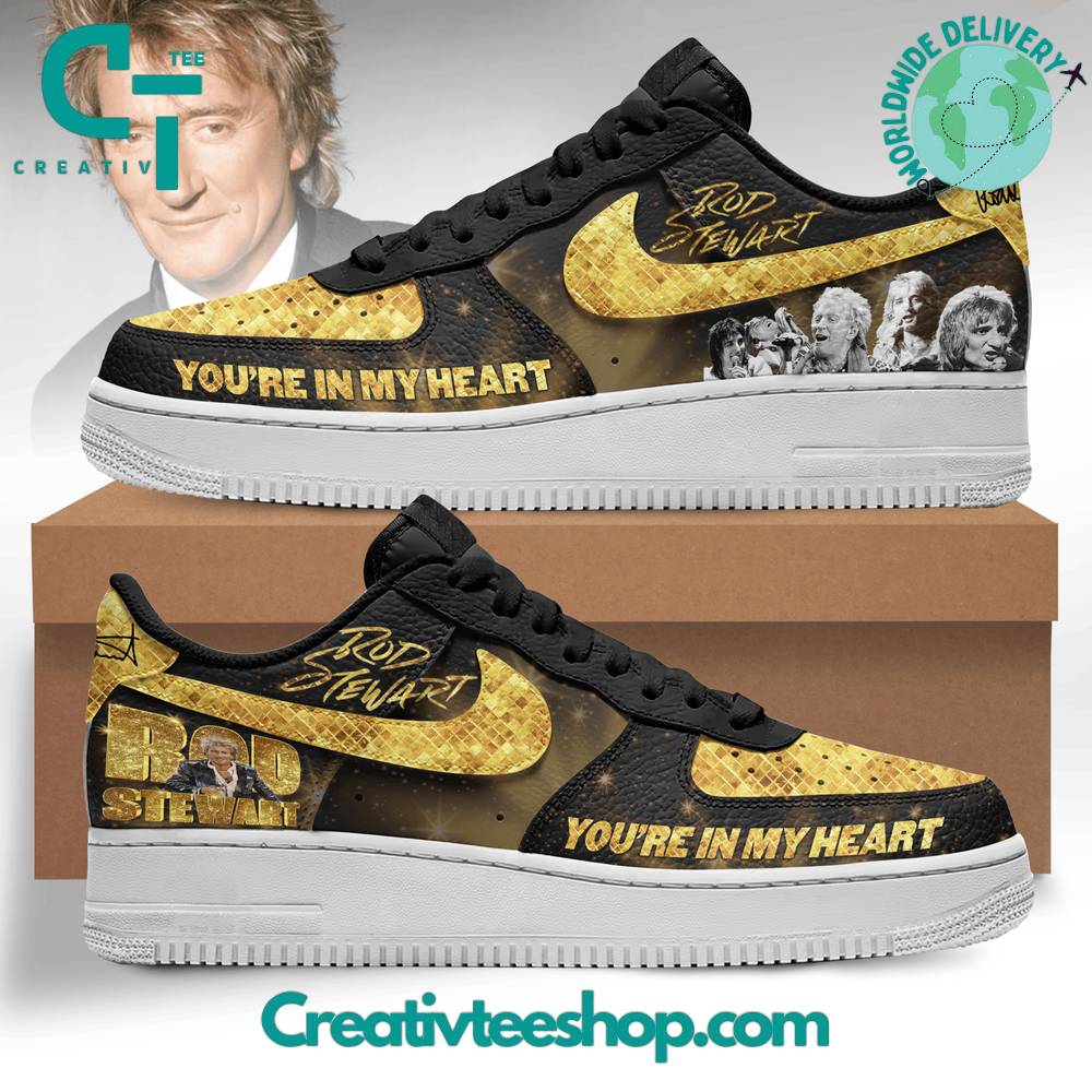 Ideafootwear Rod Stewart You Are in My Heart Air Low-Top Sneakers Shoes For Men And Women 1