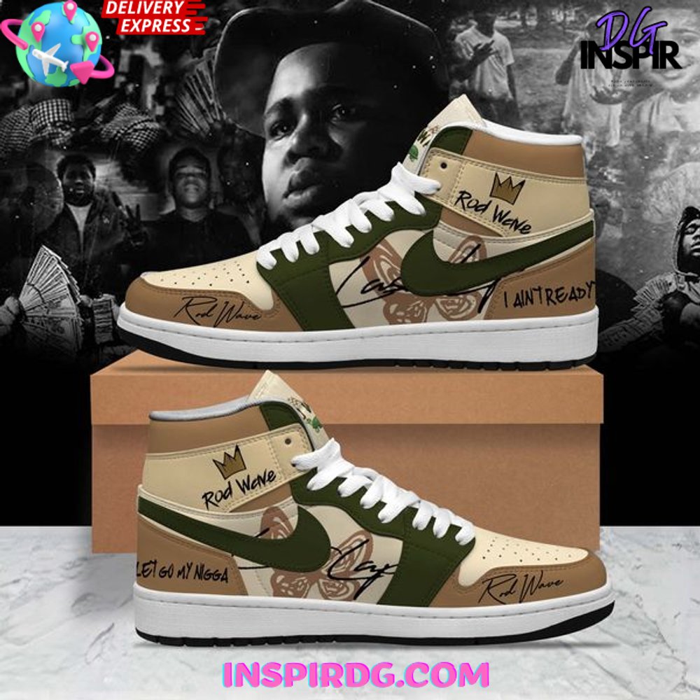 Ideafootwear Rod Wave AJ1 High Sneakers Shoes For Men And Women 2