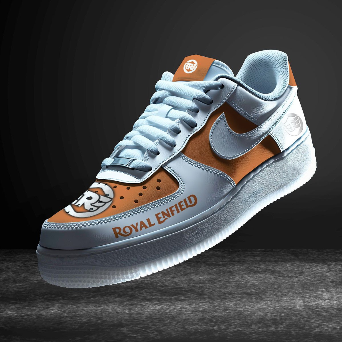 Ideafootwear Royal Enfield Air Low-Top Sneakers Shoes For Men And Women 3