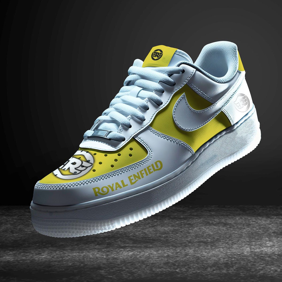 Ideafootwear Royal Enfield Air Low-Top Sneakers Shoes For Men And Women 1