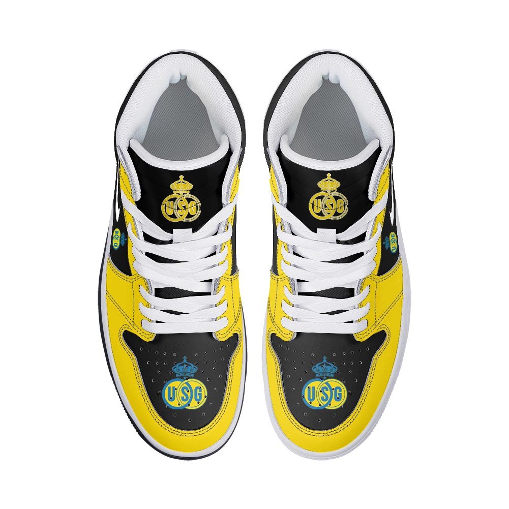 Ideafootwear Royale Union Saint-Gilloise AJ1 High Sneakers Shoes For Men And Women 1