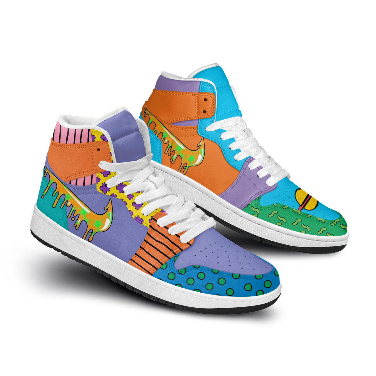 Ideafootwear Rugrats AJ1 High Sneakers Shoes For Men And Women 1