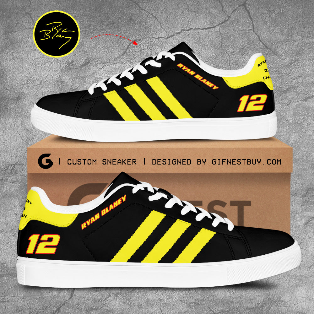 Ideafootwear Ryan Blaney x Team Penske Skate Stan Shoes Sneakes For Men And Women 1
