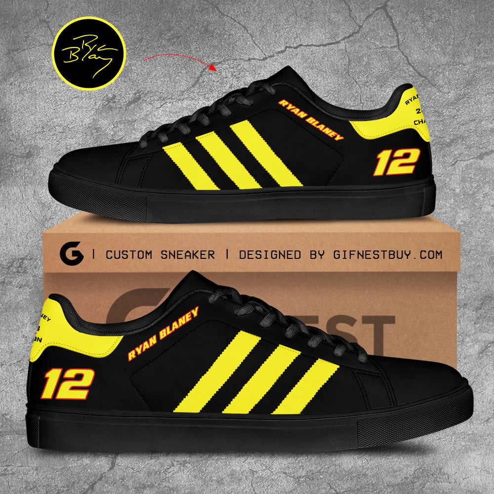 Ideafootwear Ryan Blaney x Team Penske Skate Stan Shoes Sneakes For Men And Women 1