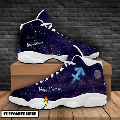 Ideafootwear Sagittarius Zodiac AJ13 Sneakers Shoes For Men And Women 2