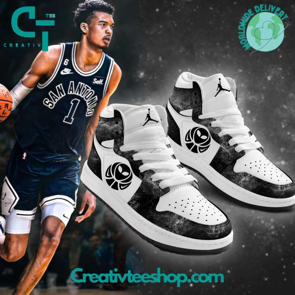 Ideafootwear San Antonio Spurs AJ1 High Sneakers Shoes For Men And Women 4