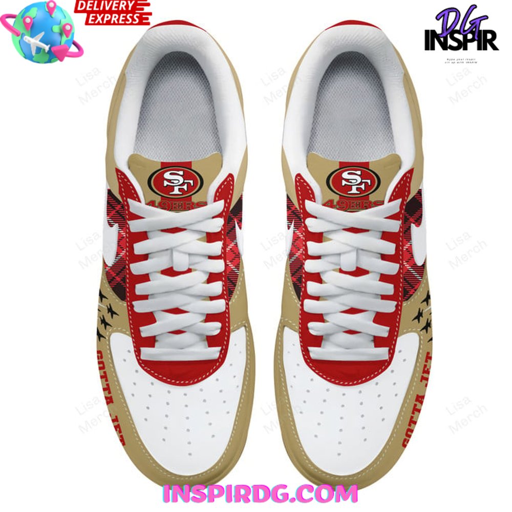 Ideafootwear San Francisco 49ers Air Low-Top Sneakers Shoes For Men And Women 10