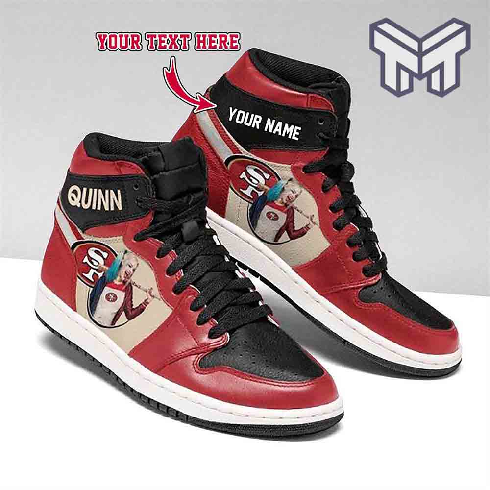 Ideafootwear San Francisco 49ers AJ1 High Sneakers Shoes For Men And Women 3