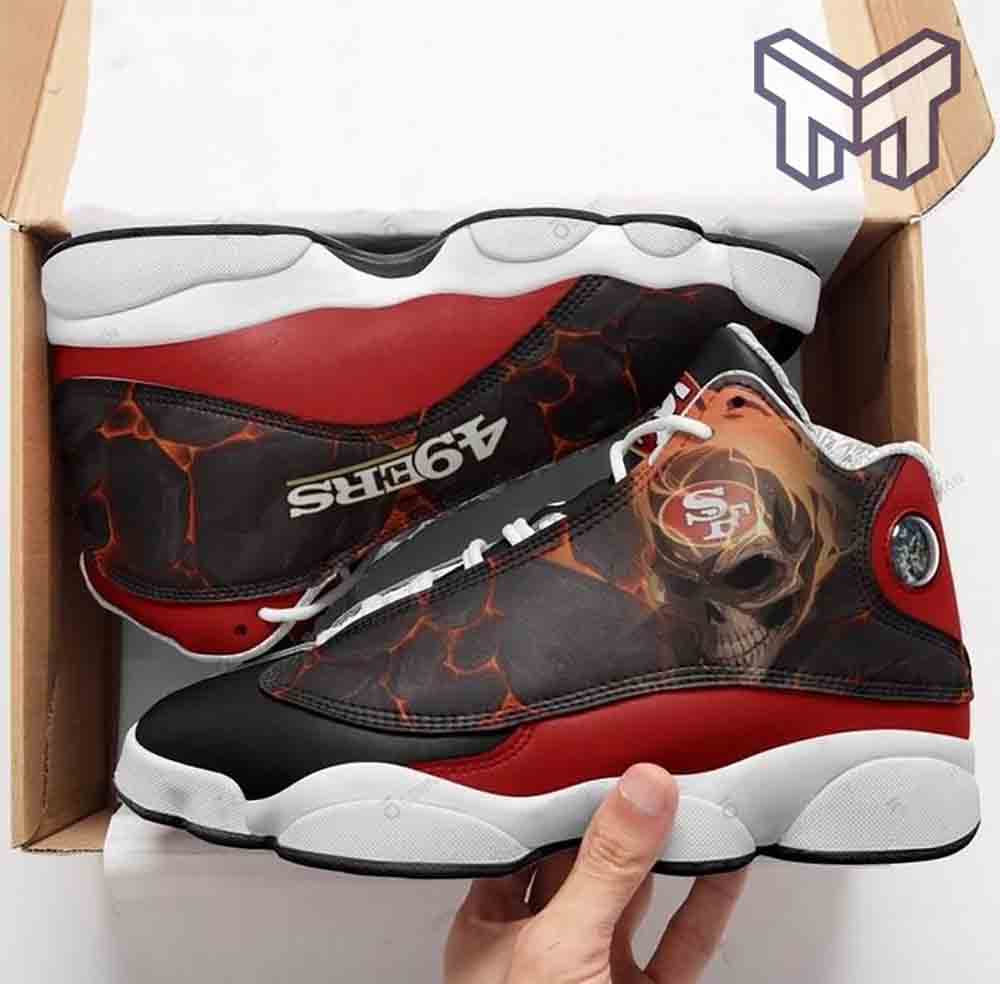 Ideafootwear San Francisco 49ers AJ13 Sneakers Shoes For Men And Women 11