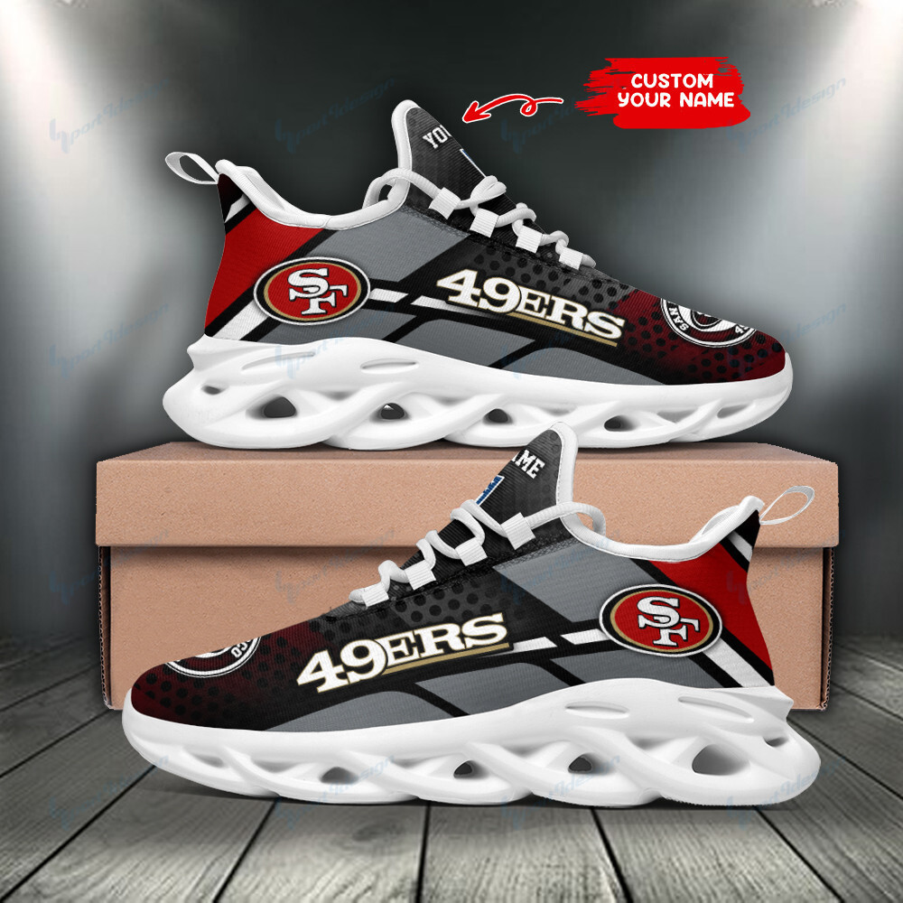 Ideafootwear San Francisco 49ers Max Soul Shoes Sneakers For Men And Women 127