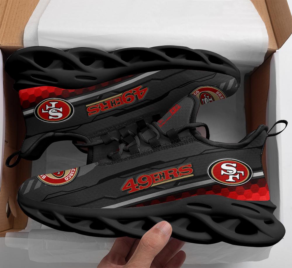 Ideafootwear San Francisco 49ers Max Soul Shoes Sneakers For Men And Women 35