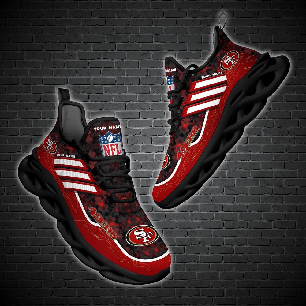 Ideafootwear San Francisco 49ers Max Soul Shoes Sneakers For Men And Women 125