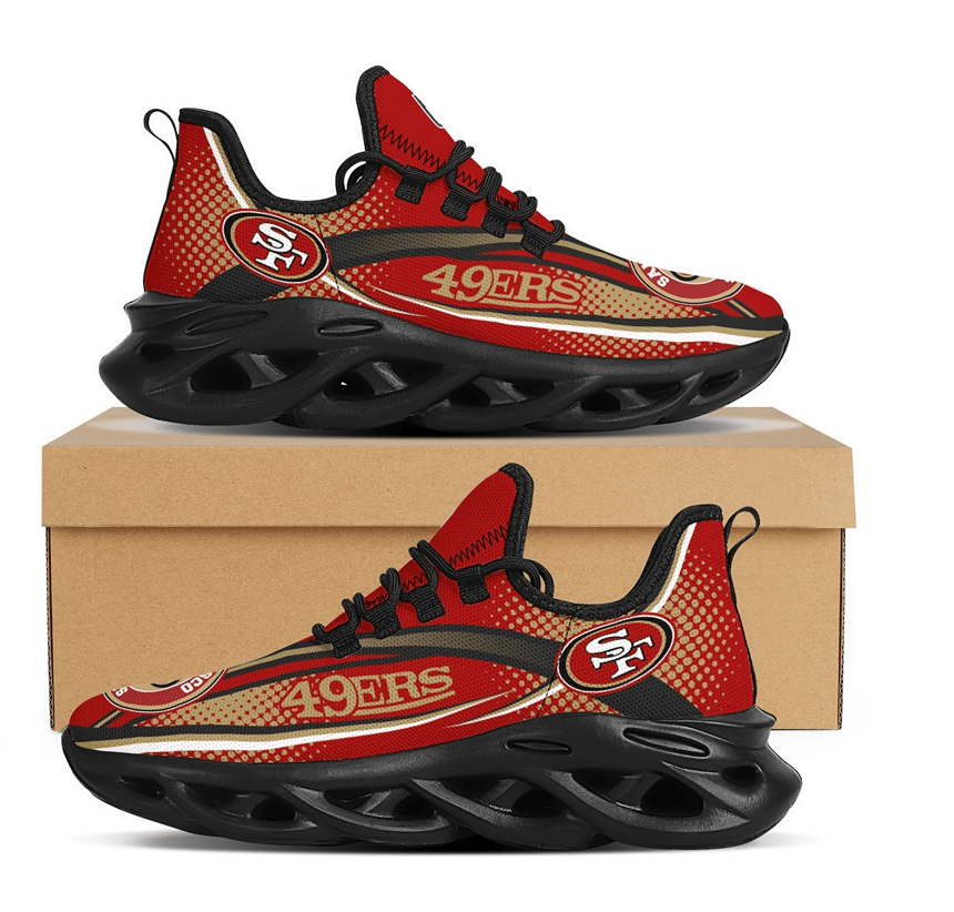 Ideafootwear San Francisco 49ers Max Soul Shoes Sneakers For Men And Women 102
