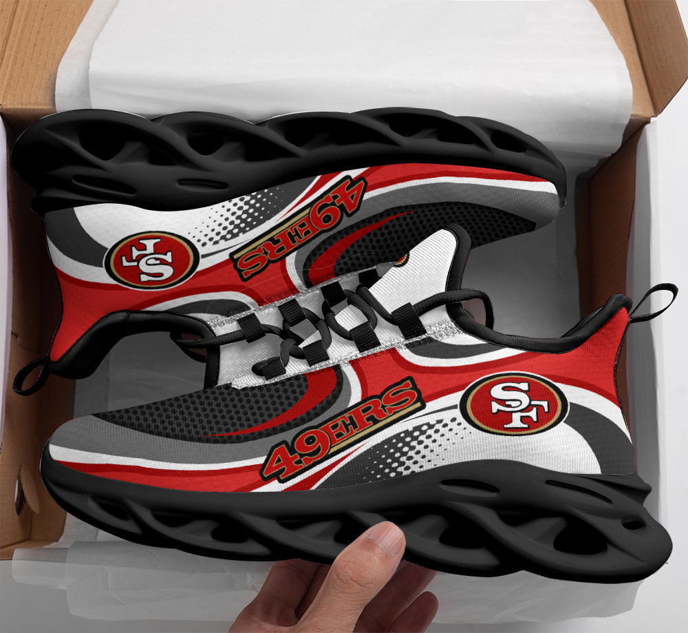 Ideafootwear San Francisco 49ers Max Soul Shoes Sneakers For Men And Women 55