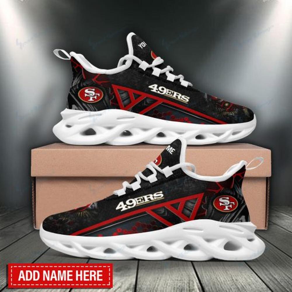 Ideafootwear San Francisco 49ers Max Soul Shoes Sneakers For Men And Women 4