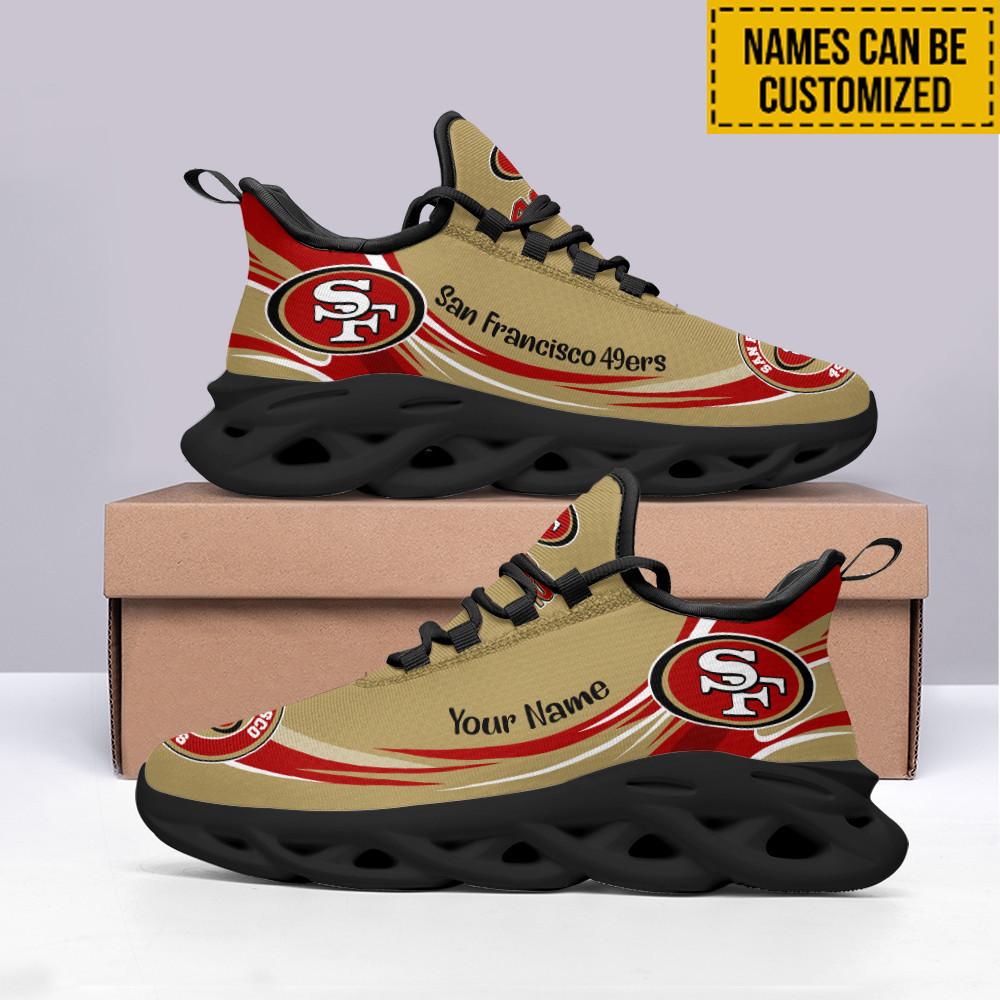 Ideafootwear San Francisco 49ers Max Soul Shoes Sneakers For Men And Women 3