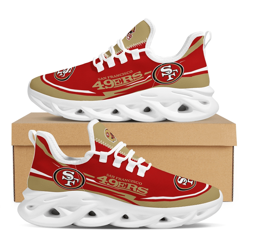 Ideafootwear San Francisco 49ers Max Soul Shoes Sneakers For Men And Women 104
