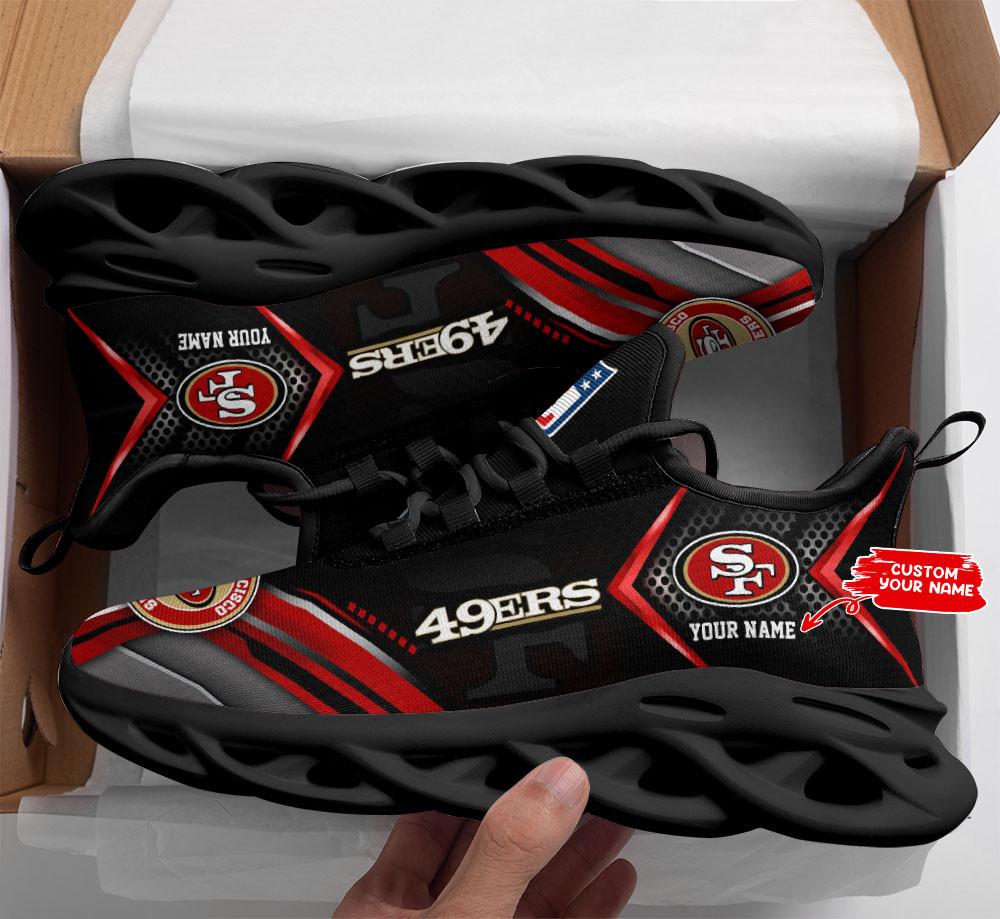 Ideafootwear San Francisco 49ers Max Soul Shoes Sneakers For Men And Women 25