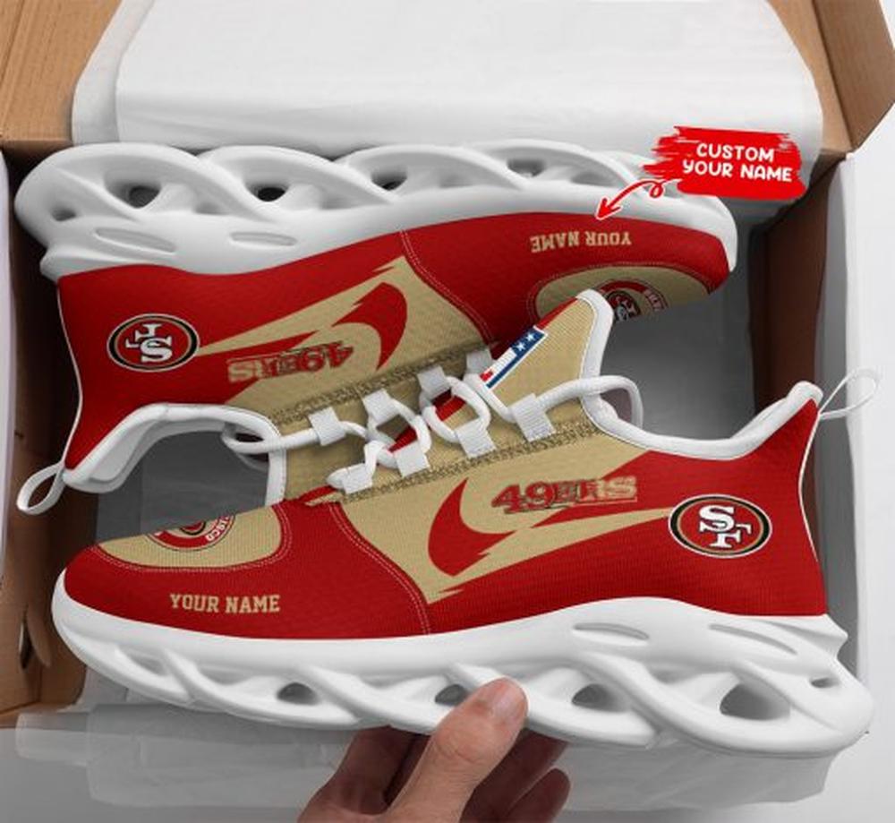 Ideafootwear San Francisco 49ers Max Soul Shoes Sneakers For Men And Women 19