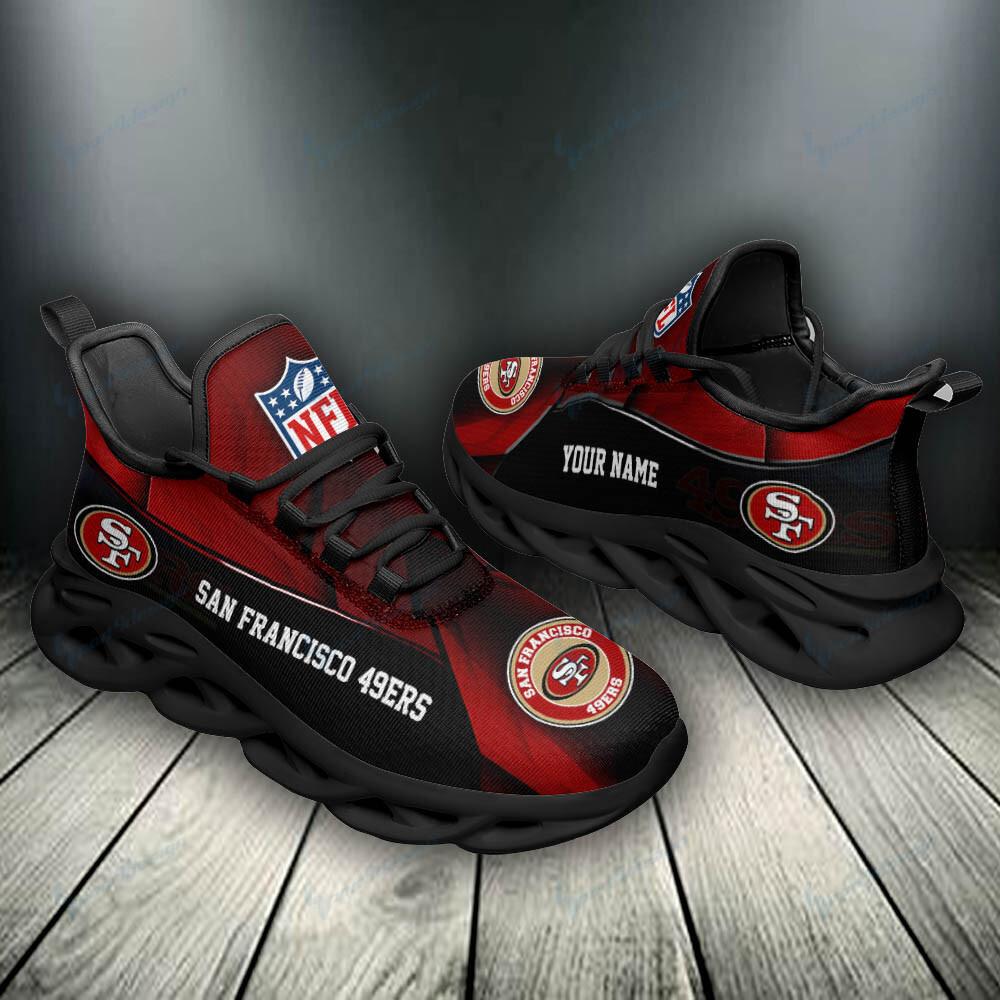 Ideafootwear San Francisco 49ers Max Soul Shoes Sneakers For Men And Women 9