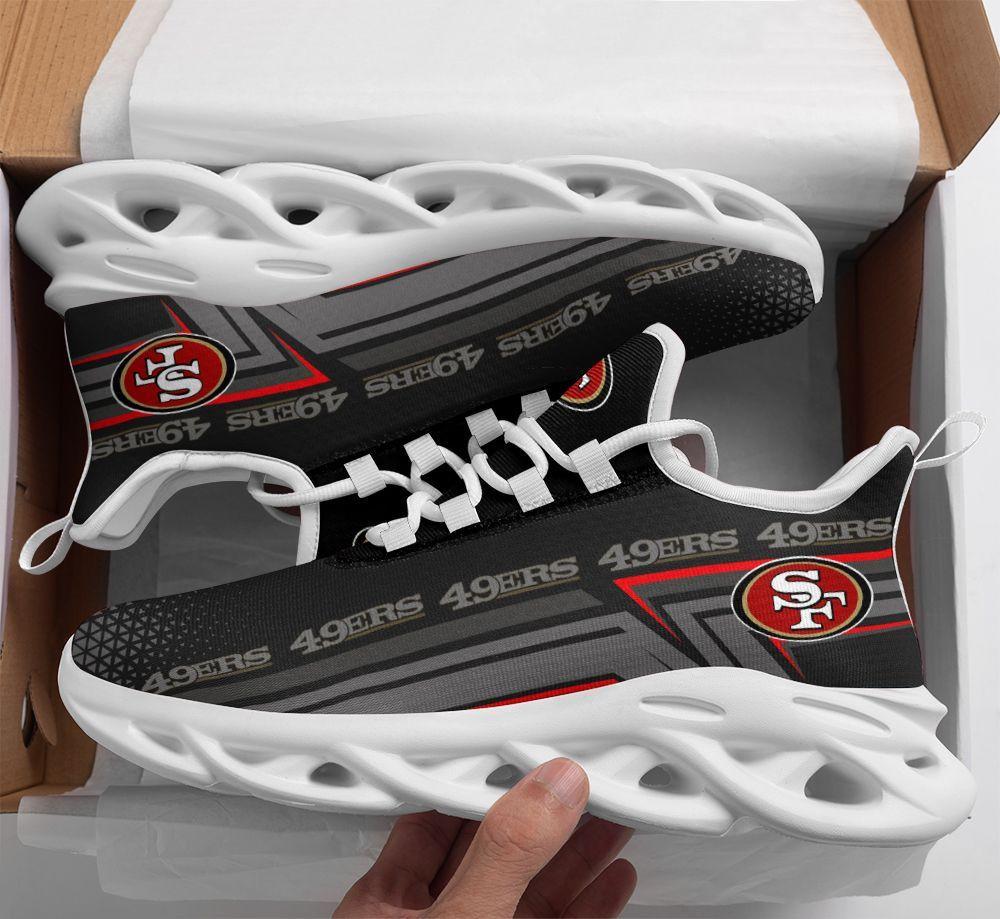 Ideafootwear San Francisco 49ers Max Soul Shoes Sneakers For Men And Women 39