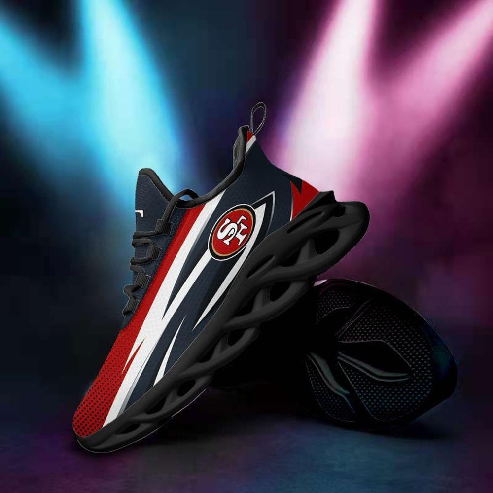 Ideafootwear San Francisco 49ers Max Soul Shoes Sneakers For Men And Women 40