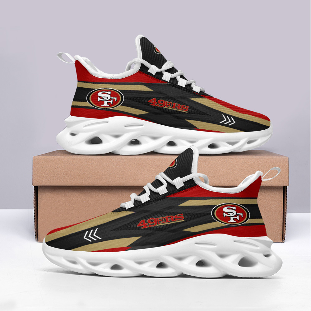 Ideafootwear San Francisco 49ers Max Soul Shoes Sneakers For Men And Women 65