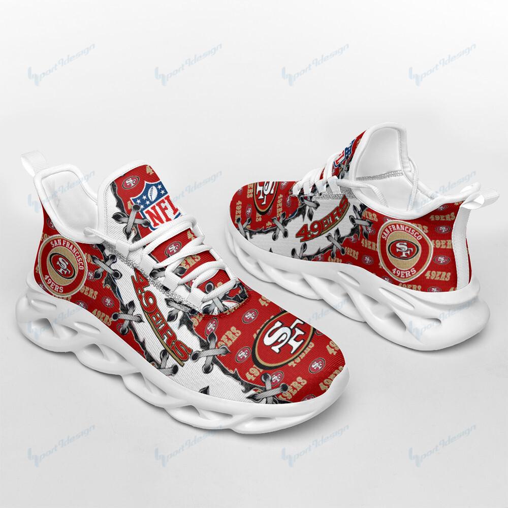 Ideafootwear San Francisco 49ers Max Soul Shoes Sneakers For Men And Women 91