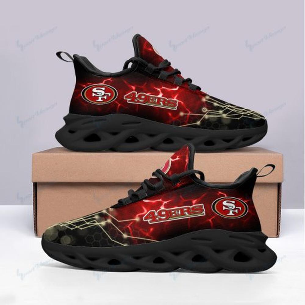 Ideafootwear San Francisco 49ers Max Soul Shoes Sneakers For Men And Women 98