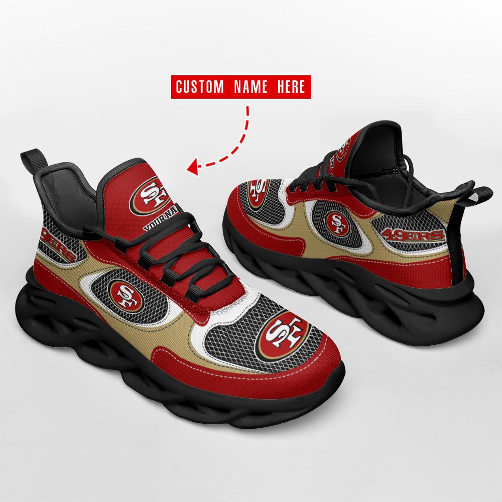 Ideafootwear San Francisco 49ers Max Soul Shoes Sneakers For Men And Women 116