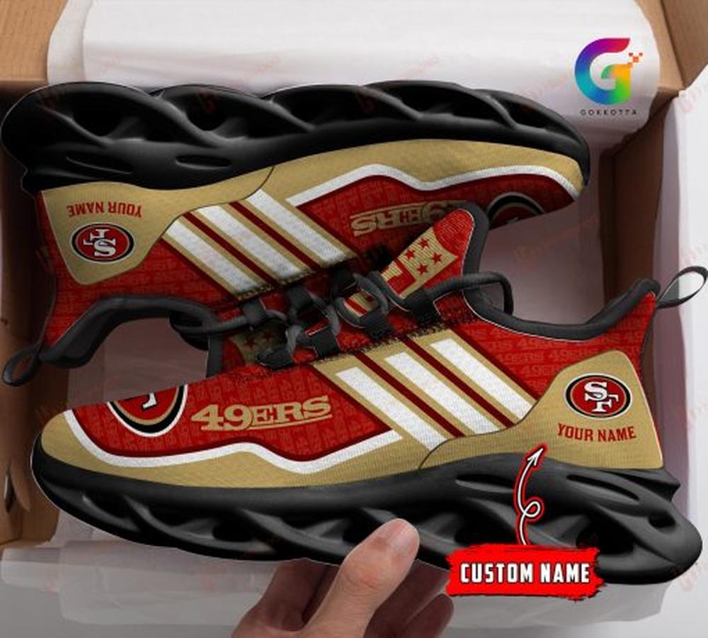 Ideafootwear San Francisco 49ers Max Soul Shoes Sneakers For Men And Women 128