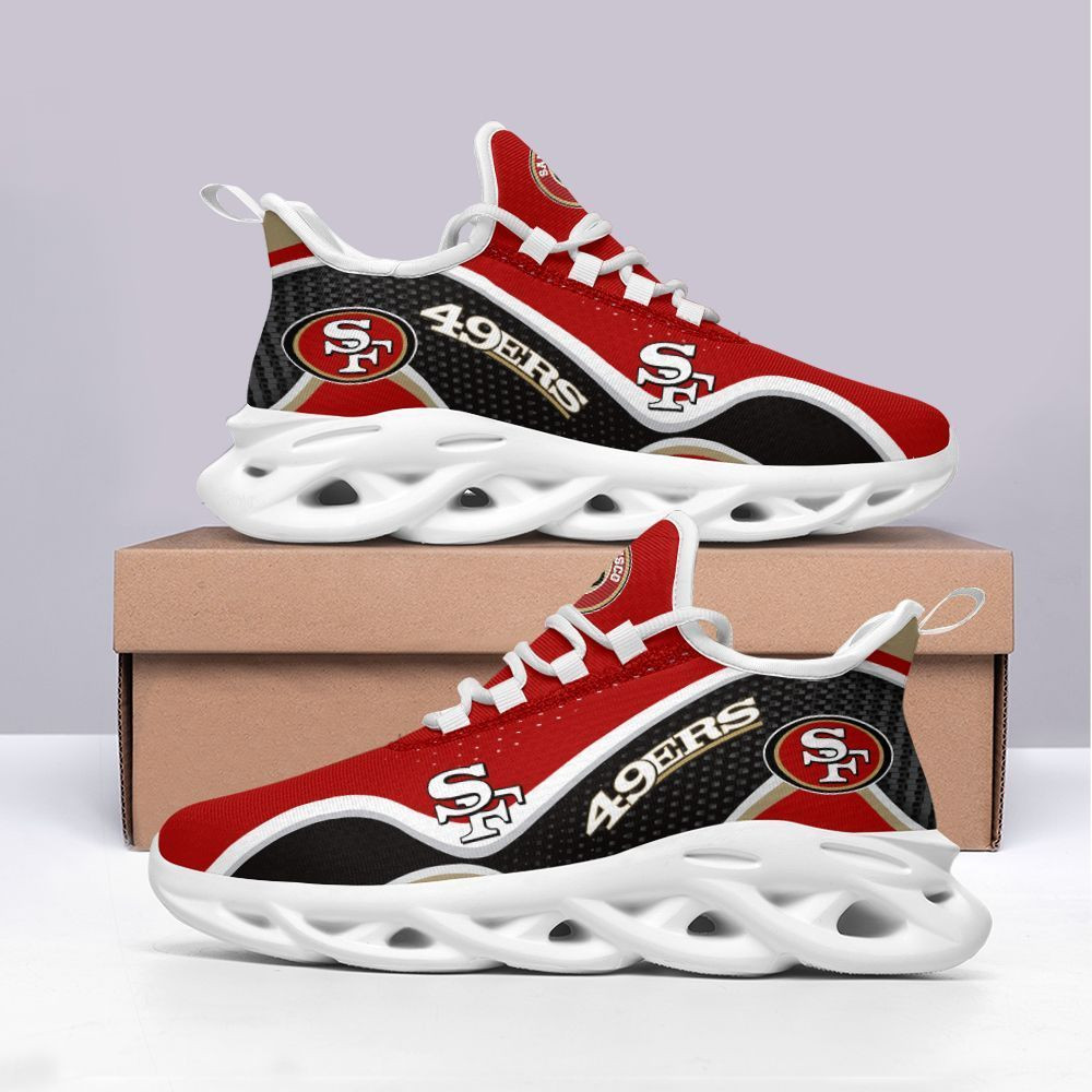 Ideafootwear San Francisco 49ers Max Soul Shoes Sneakers For Men And Women 37