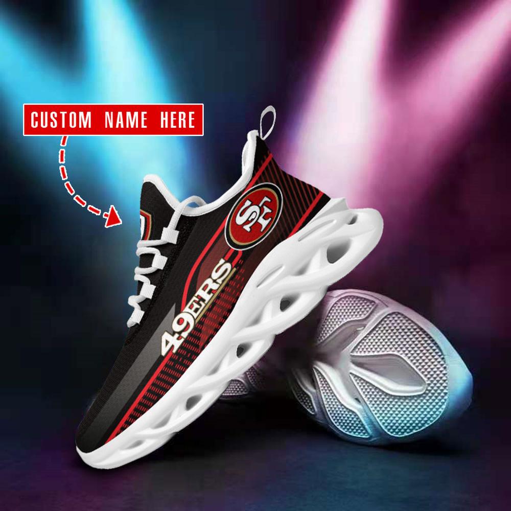 Ideafootwear San Francisco 49ers Max Soul Shoes Sneakers For Men And Women 7