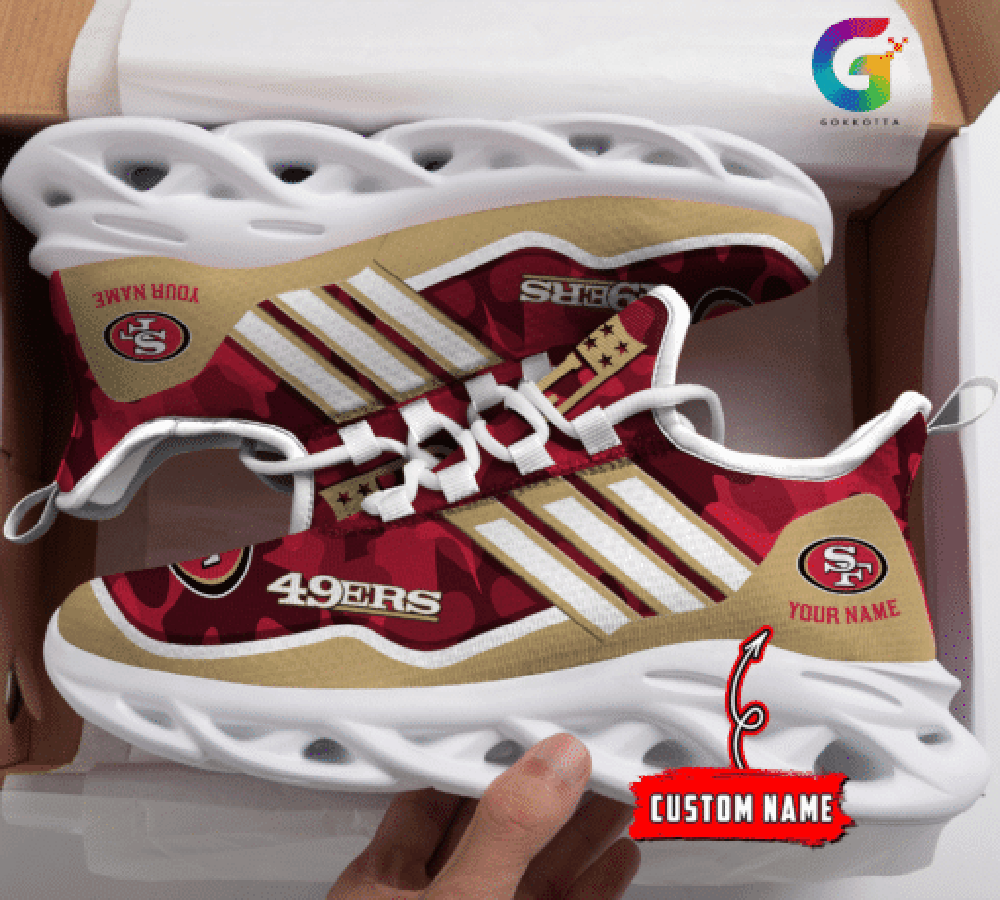 Ideafootwear San Francisco 49ers Max Soul Shoes Sneakers For Men And Women 2